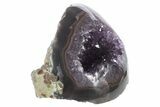 Purple Amethyst Geode with Polished Face - Uruguay #233609-1